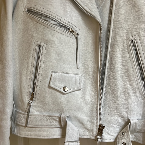 White leather jacket - Picture 3 of 4